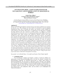 Outcrop Explorer: a Point-Based System for Visualization and Interpretation of Lidar Digital Models