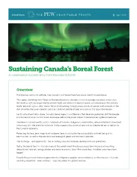 Sustaining Canada's Boreal Forest