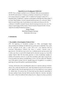 Digital Devices in Sociolinguistic Fieldworks