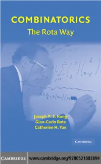 Kung J., Rota G.C., Yan C.H. Combinatorics.. the Rota Way