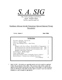 SA-SIG-Newsletter June 2005