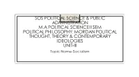 Socialism Introduction