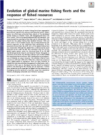 Evolution of Global Marine Fishing Fleets and the Response of Fished Resources