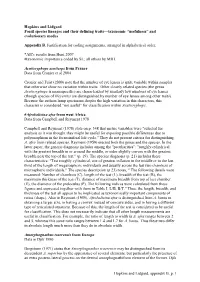Hopkins and Lidgard, Appendix B, P. 1