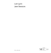 Len Lye's Jam Session