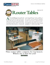 Veritas Router Table Review