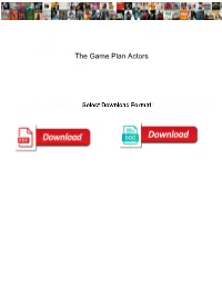 The Game Plan Actors