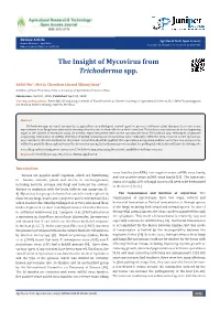 The Insight of Mycovirus from Trichoderma Spp