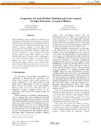 Comparison of Latent Dirichlet Modeling and Factor Analysis for Topic Extraction: a Lesson of History