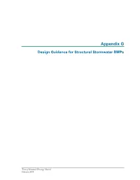 Design Guidance for Structural Stormwater Bmps