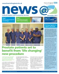 Prostate Patients Set to Benefit from 'Life Changing' New Procedure
