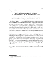 THE PYROPHANITE–ECANDREWSITE SOLID-SOLUTION: CRYSTAL STRUCTURES of the Mn1–Xznxtio3 SERIES (0.1 ≤ X ≤ 0.8)