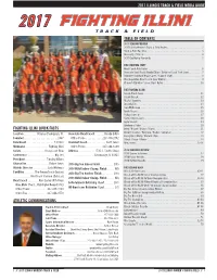 2017 Illinois Track & Field Media Guide 2017 Illinois