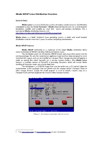 Imedia WRAP Linux Distribution Overview