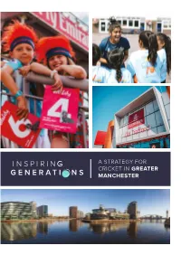 A Strategy for Cricket in Greater Manchester Introduction