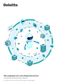 The Evolution of a Core Financial Service