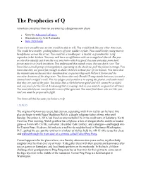 The Prophecies of Q