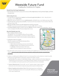 Westside Future Fund Creating the Conditions for Progress