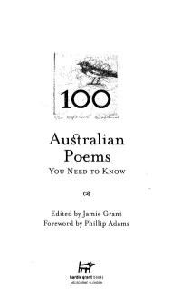 Australian Poems You NEED to KNOW