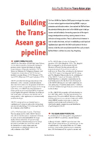 Building the Trans- Asean Gas Pipeline