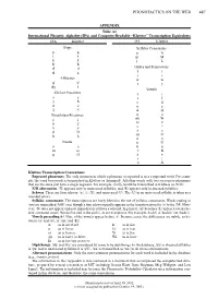 Phonotactics on the Web 487