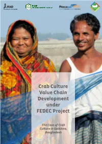 Crab Culture Value Chain Development Under FEDEC Project