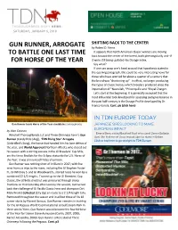 Gun Runner, Arrogate to Battle One Last Time For