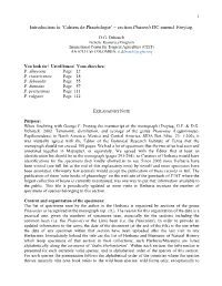 Introduction to 'Cahiers De Phaséologie' – Section Phaseoli DC Emend. Freytag