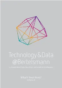 Technology &Data @Bertelsmann
