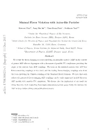 Arxiv:1708.00021V3 [Hep-Ph] 11 Dec 2017