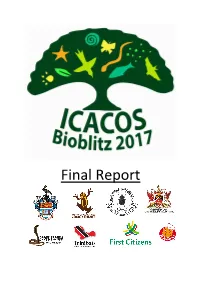 Icacos Bioblitz 2017 Final Report.Pdf