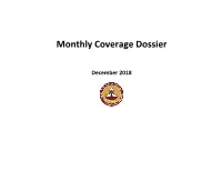 Monthly Coverage Dossier