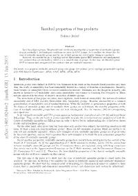 Residual Properties of Free Products