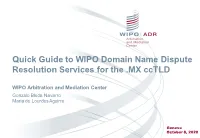Rights Or Legitimate Interests WIPO Advanced Workshop Domain Name