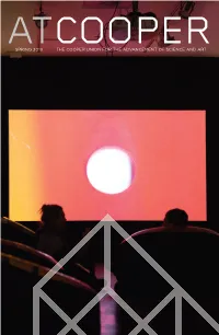 Spring 2019 the Cooper Union for the Advancement Of