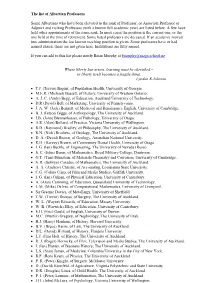 Albertian Professors