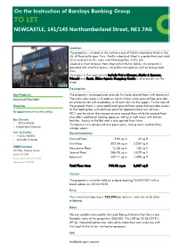 TO LET NEWCASTLE, 141/145 Northumberland Street, NE1 7AG