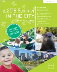 2018 Summer in the City Program Guide