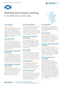 Team Based Working in NHS Scotland