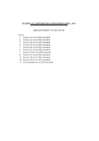 TECHNICAL UNIVERSITIES BILL, 2017.Pmd