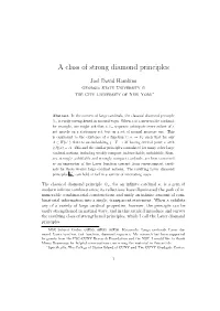 A Class of Strong Diamond Principles