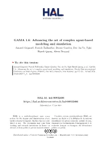 GAMA 1.6: Advancing the Art of Complex Agent-Based Modeling