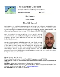 "Goodness Without Godness", with Professor Phil Zuckerman
