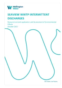 SEAVIEW WWTP INTERMITTENT DISCHARGES Resource Consent Application and Assessment of Environmental Effects October 2017