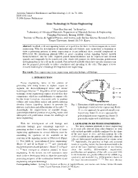 Gene Technology in Tissue Engineering