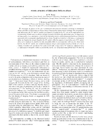 Atomic Structure of Dislocation Kinks in Silicon
