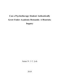 Dissertation in an Environment Containing Academic Conditions and Academic Demands