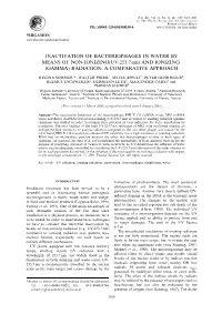 And Ionizing (Gamma) Radiation: a Comparative Approach