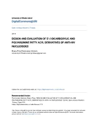 Design and Evaluation of 5Â•²-O-Dicarboxylic And