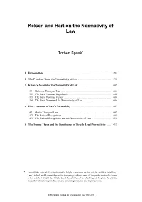 Kelsen and Hart on the Normativity of Law